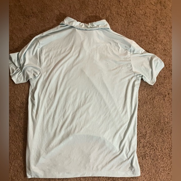 George Light Blue Polo Shirt with Gray Accents - Picture 3 of 3